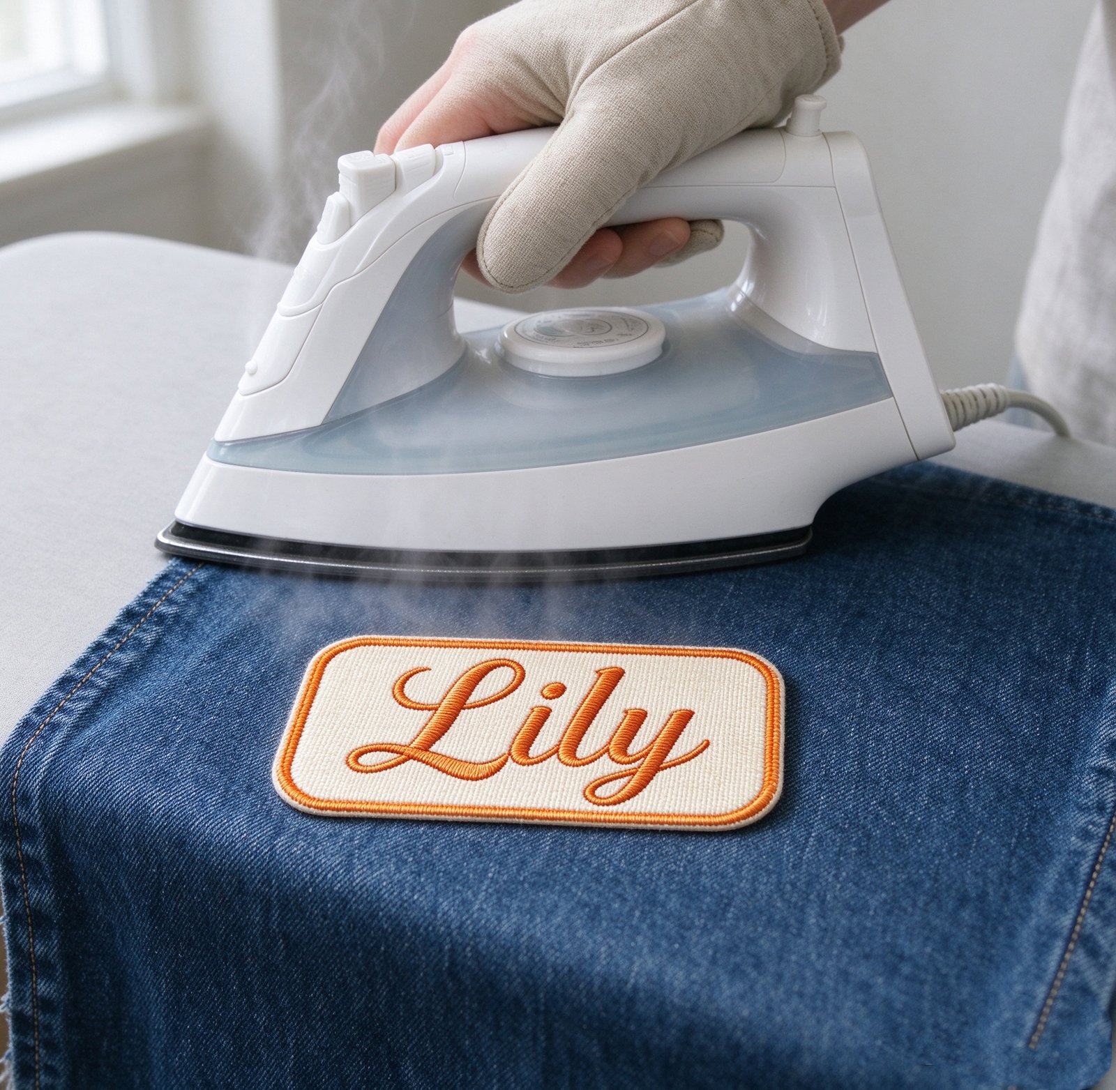 Custom Patches iron on patch application